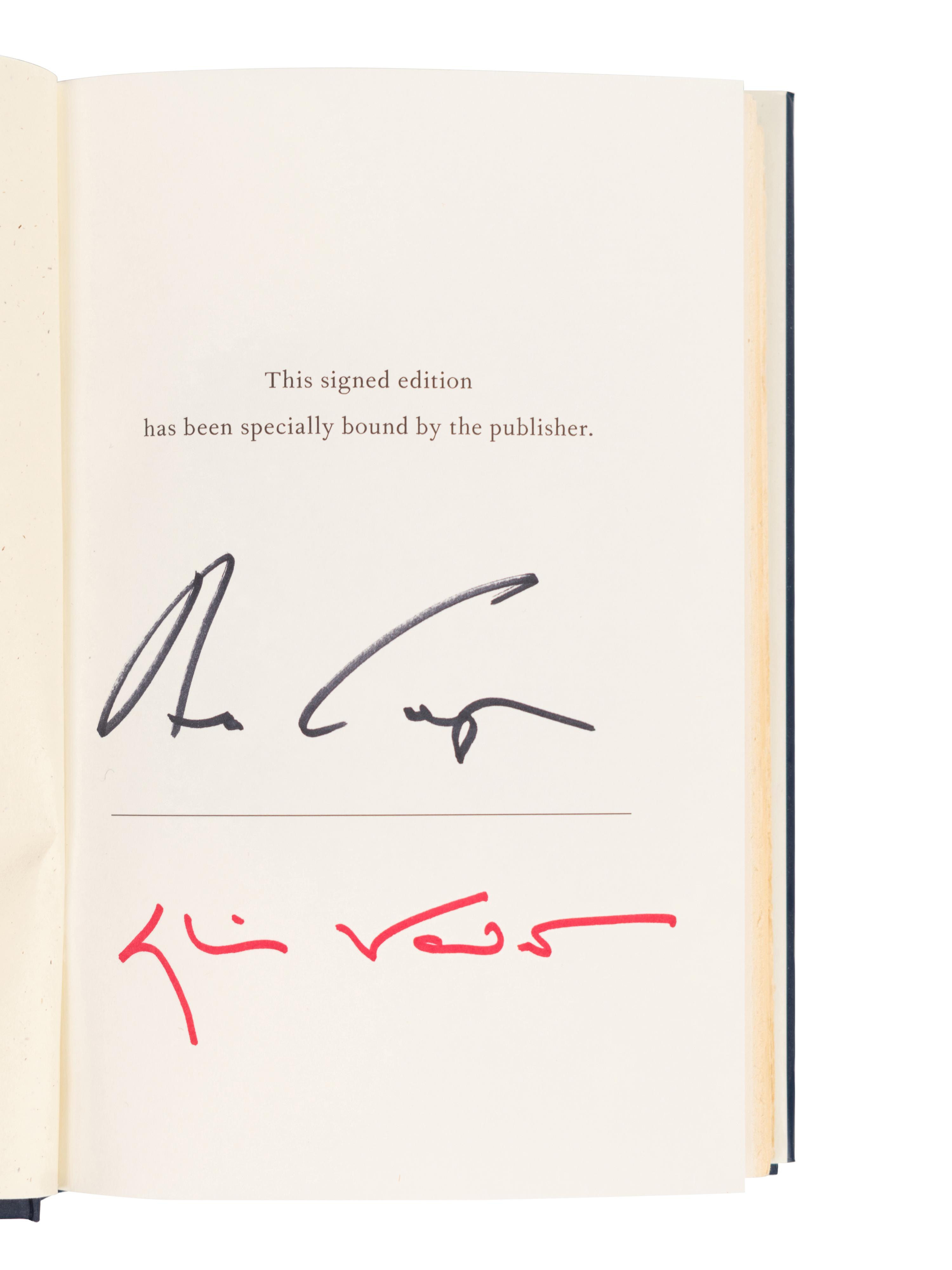 (Celebrity Books) A group of autographed books, comprising: