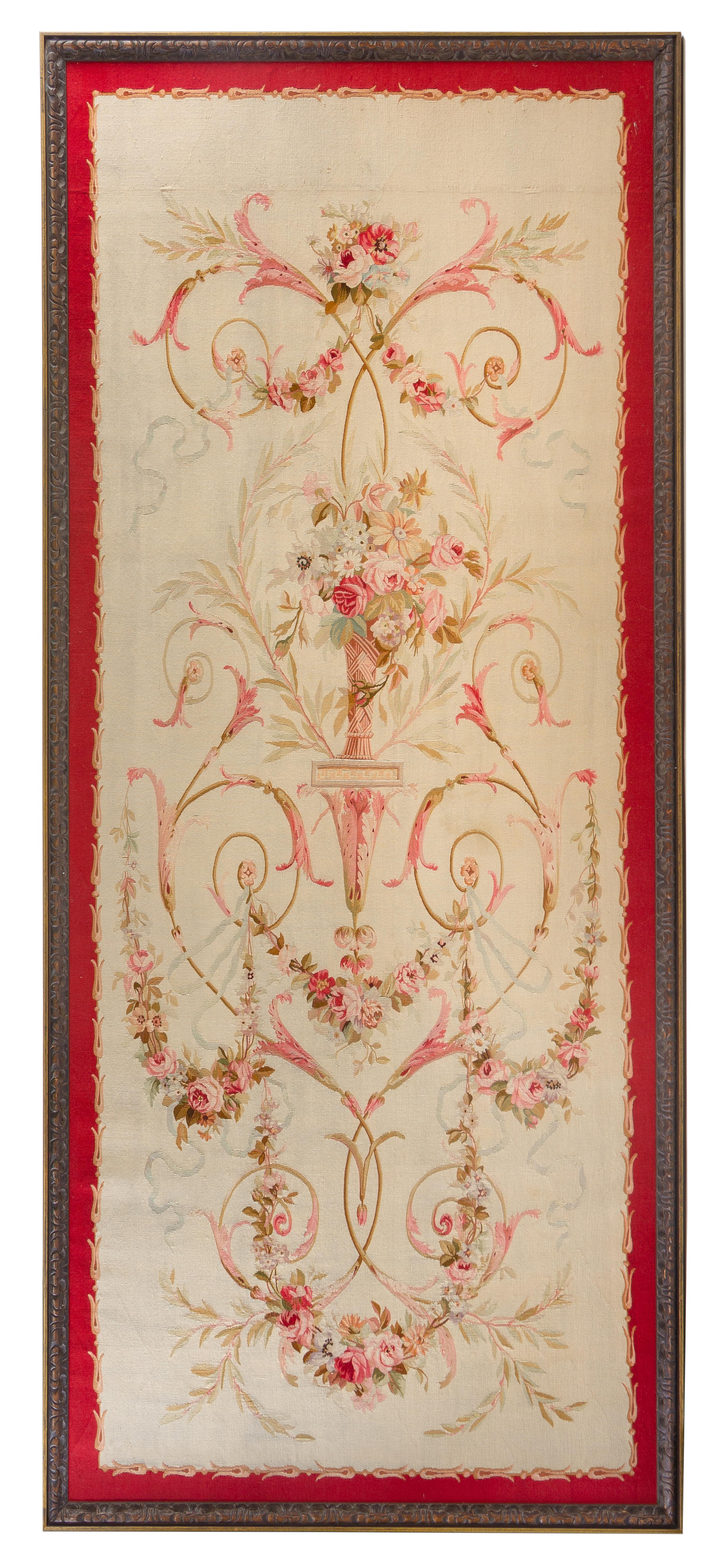 An Aubusson Wool Tapestry 9 feet x 3 feet 10 inches. — 19TH CENTURY