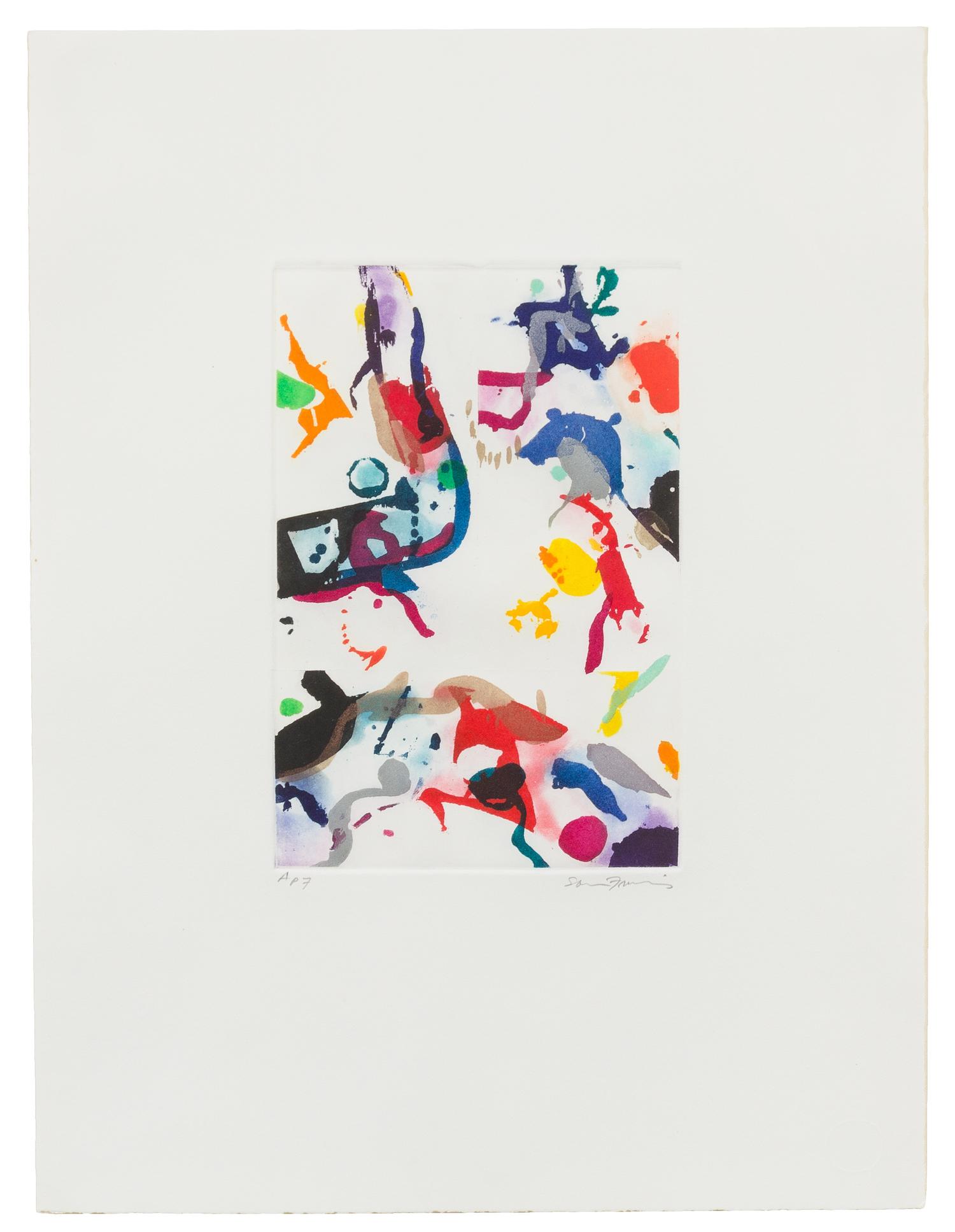 Sam Francis, (American, 1923-1994), Untitled (SFE 057), 1990