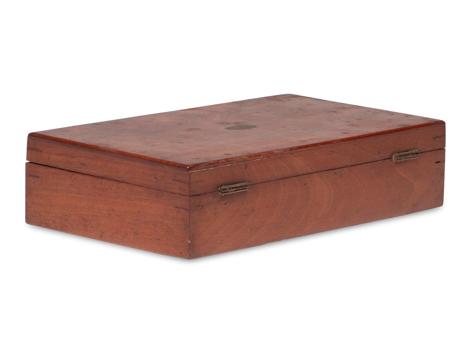 An English Mahogany Game Box