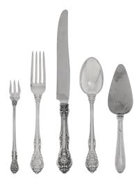 An American Silver Flatware Service