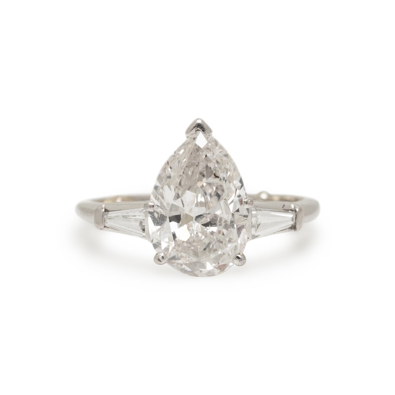 PLATINUM AND DIAMOND RING