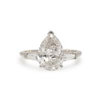 PLATINUM AND DIAMOND RING