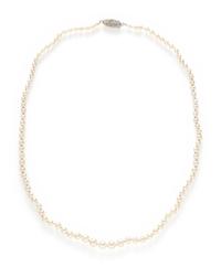 NATURAL AND CULTURED PEARL NECKLACE