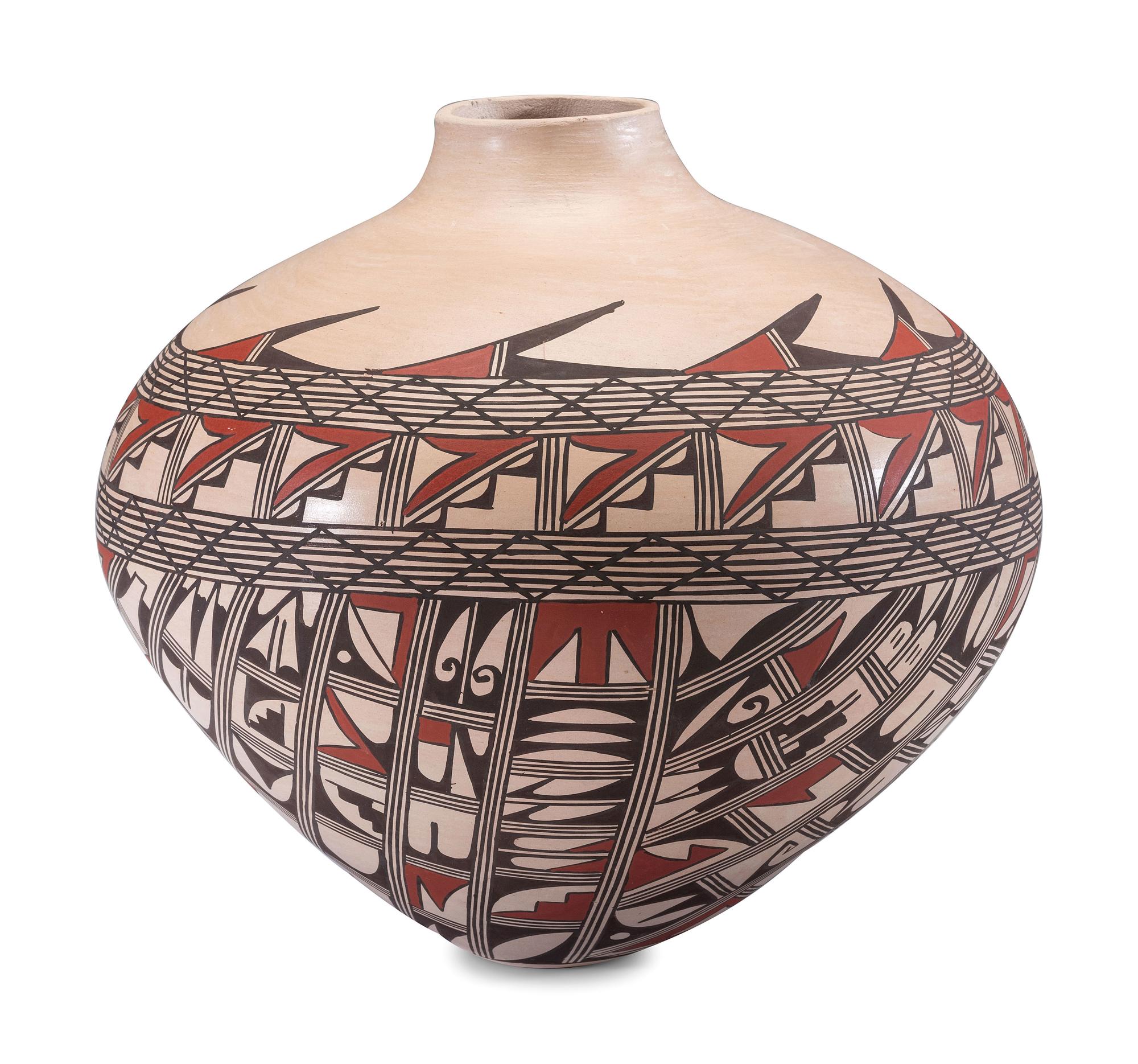 Polychrome Pottery Jar