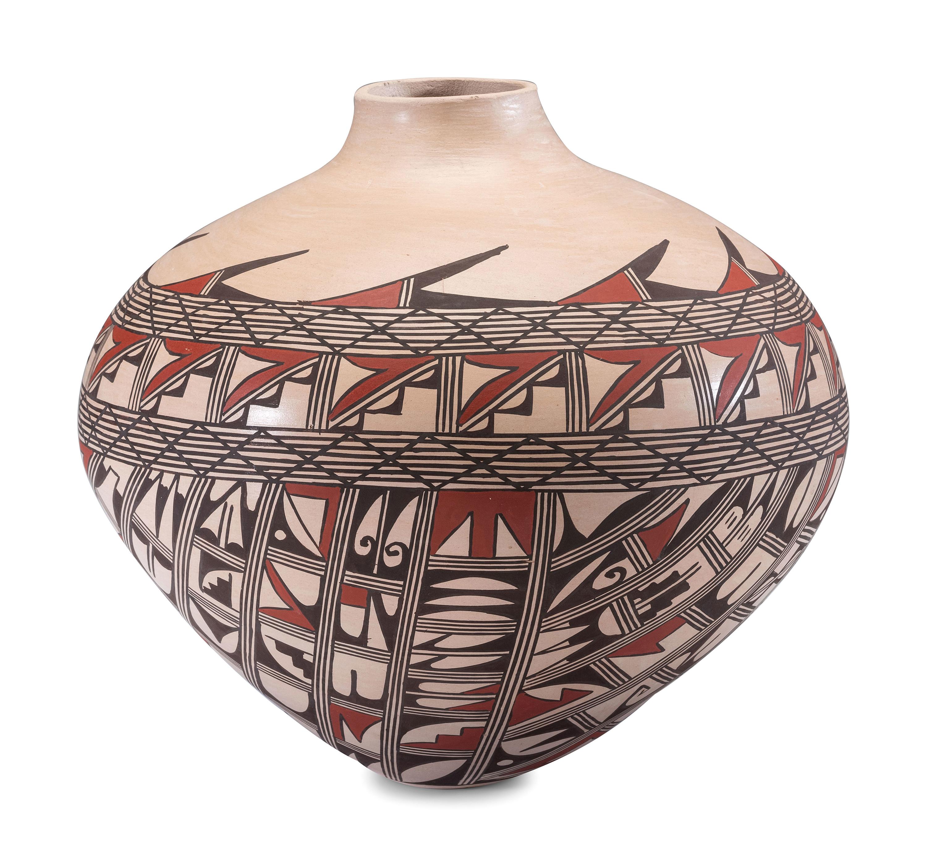 Polychrome Pottery Jar