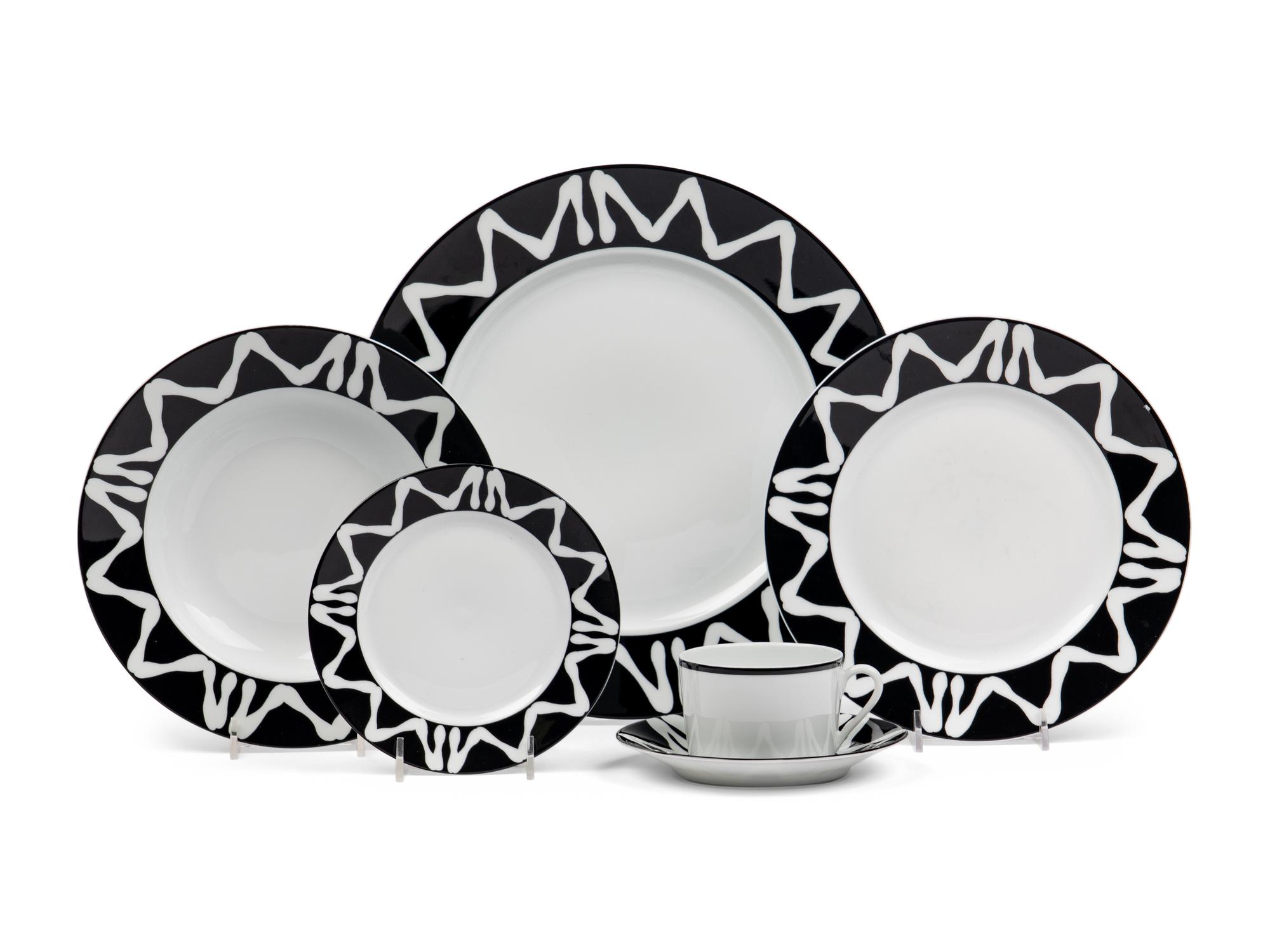 A Bill Goldsmith for Limoges New Florida Black Dinner Service