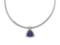 COLLECTION OF WHITE GOLD AND TANZANITE JEWELRY
