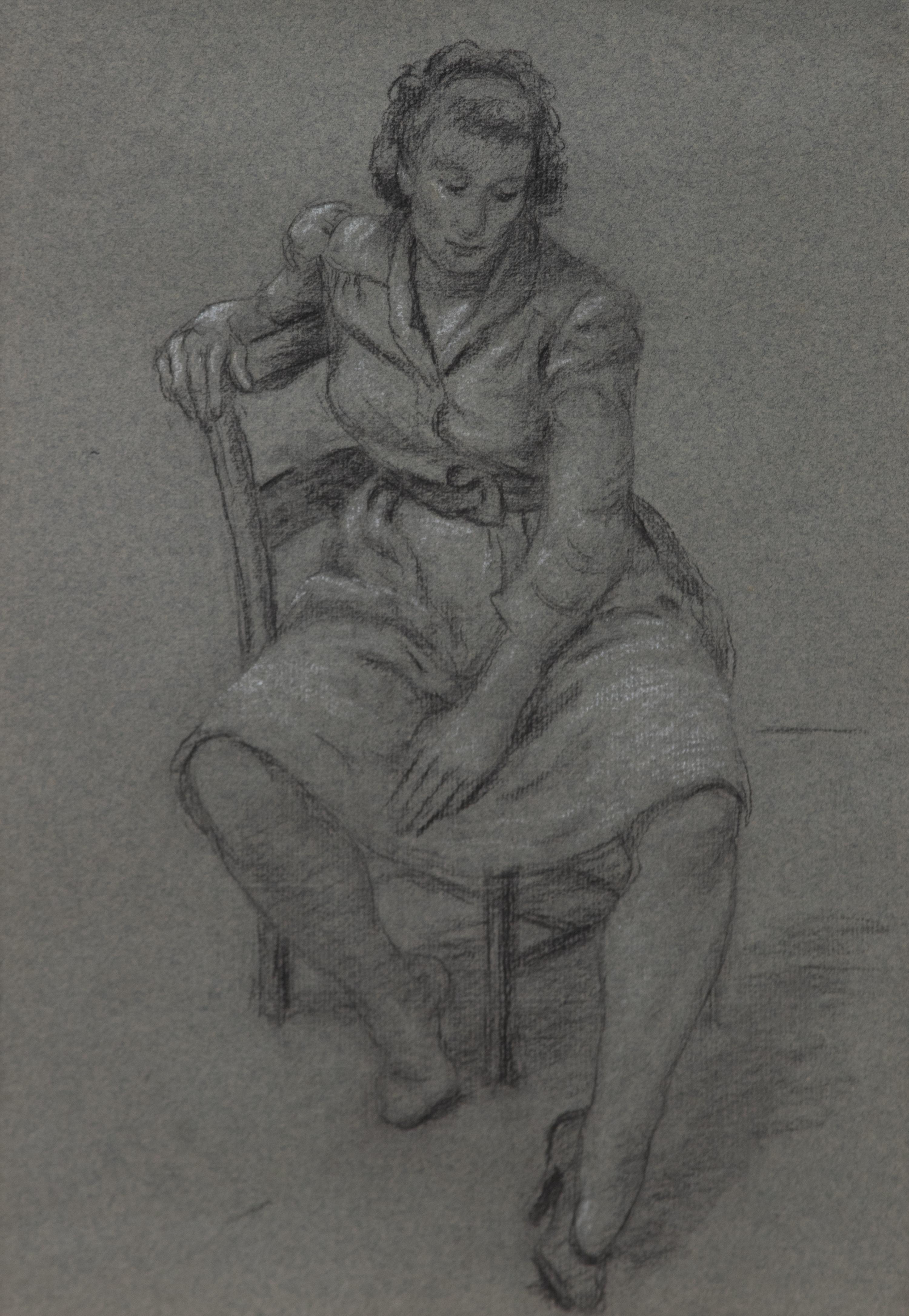 Katherine Schmidt, (American, 1898-1978) — Woman Seated on a Chair