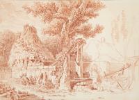 Study of Cottage and Tree