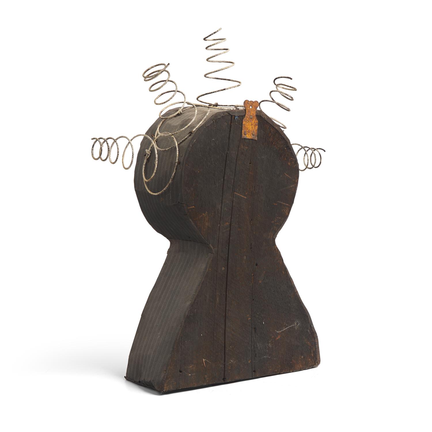 A Found Object "Lady" Bird House