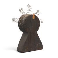 A Found Object "Lady" Bird House