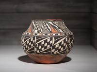 Acoma Polychrome Pottery Jar