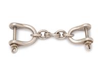 A Sterling Silver Horse Bit Motif Keychain, Tiffany & Co.,