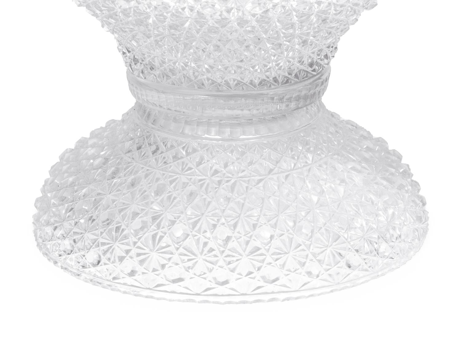 APPROVED FOR DONATION - A Monumental Austrian Cut Glass Vase