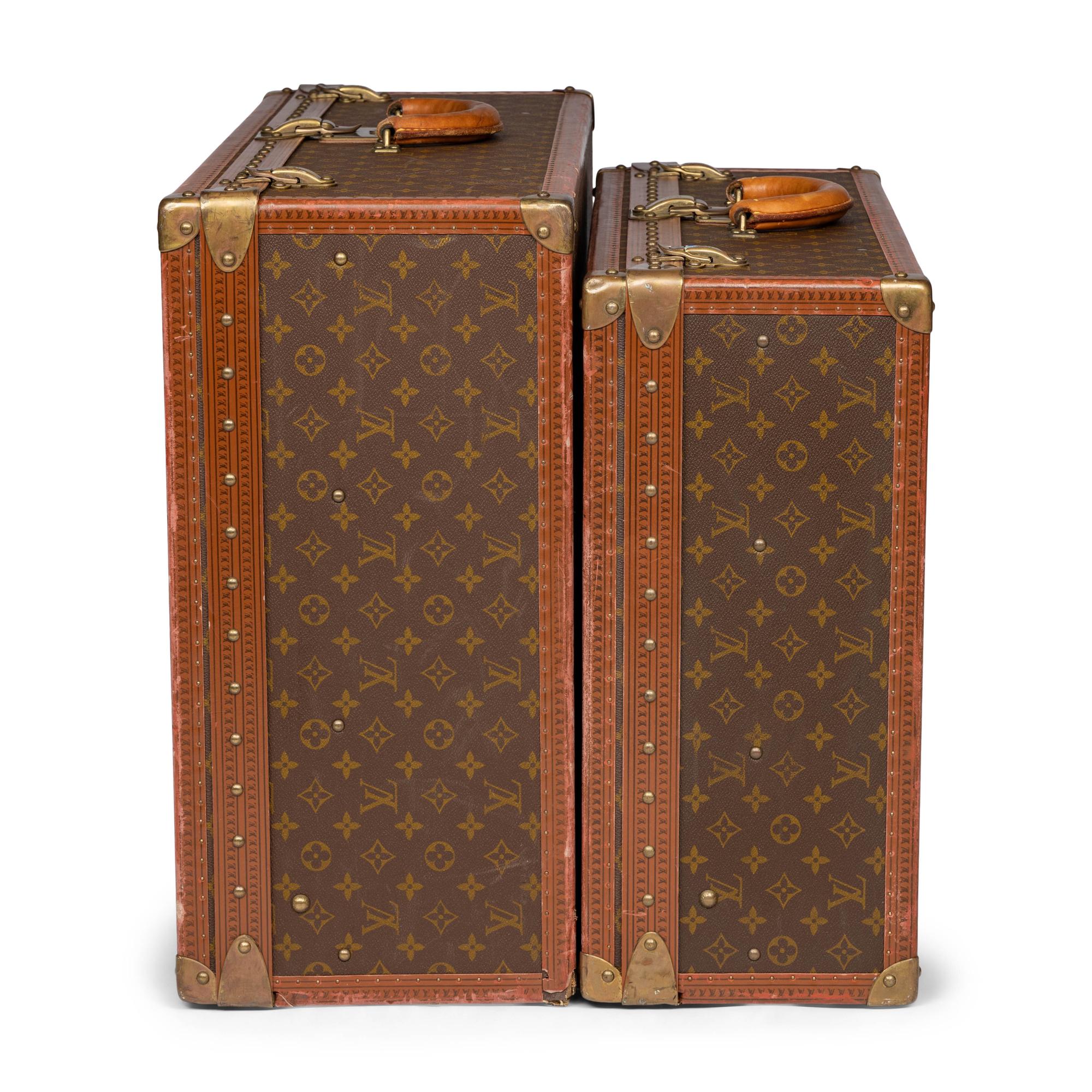 Louis Vuitton, Two Alzer Hard-Sided Suitcases