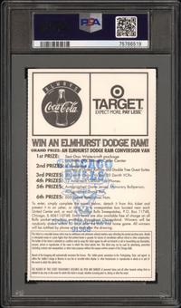 A June 13 1997 NBA Finals Game 6 Stub / Bulls Fifth Championship Michael Jordan MVP (PSA 4 VG-EX)