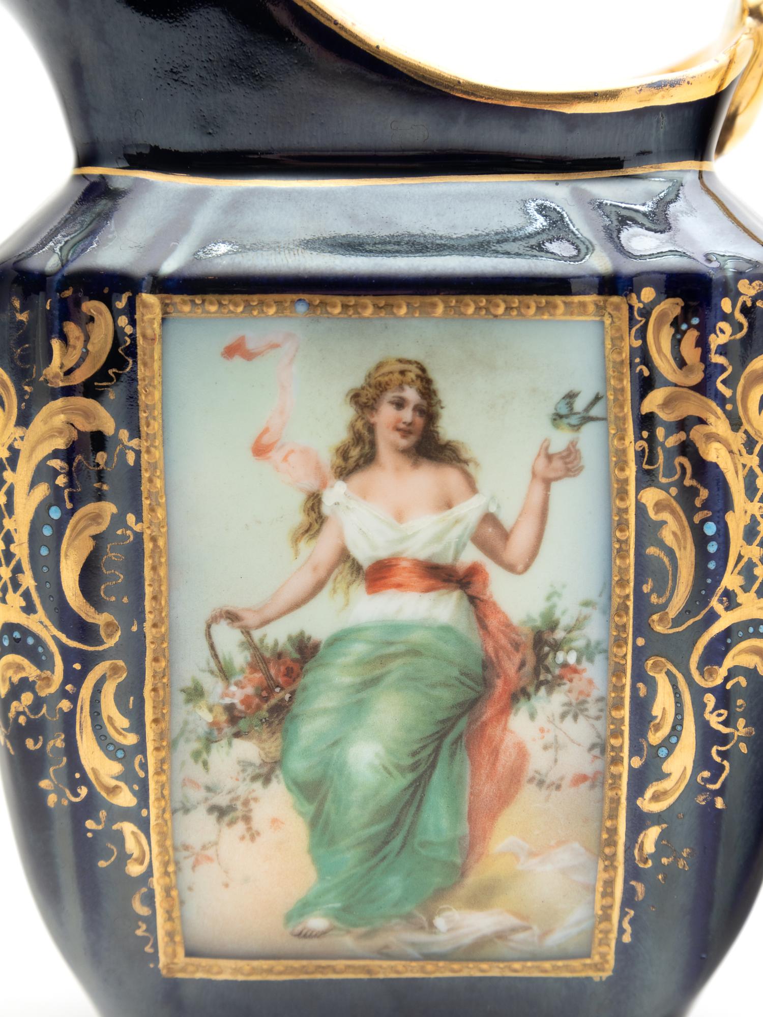 Ten Vienna Style Porcelain Articles