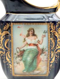 Ten Vienna Style Porcelain Articles