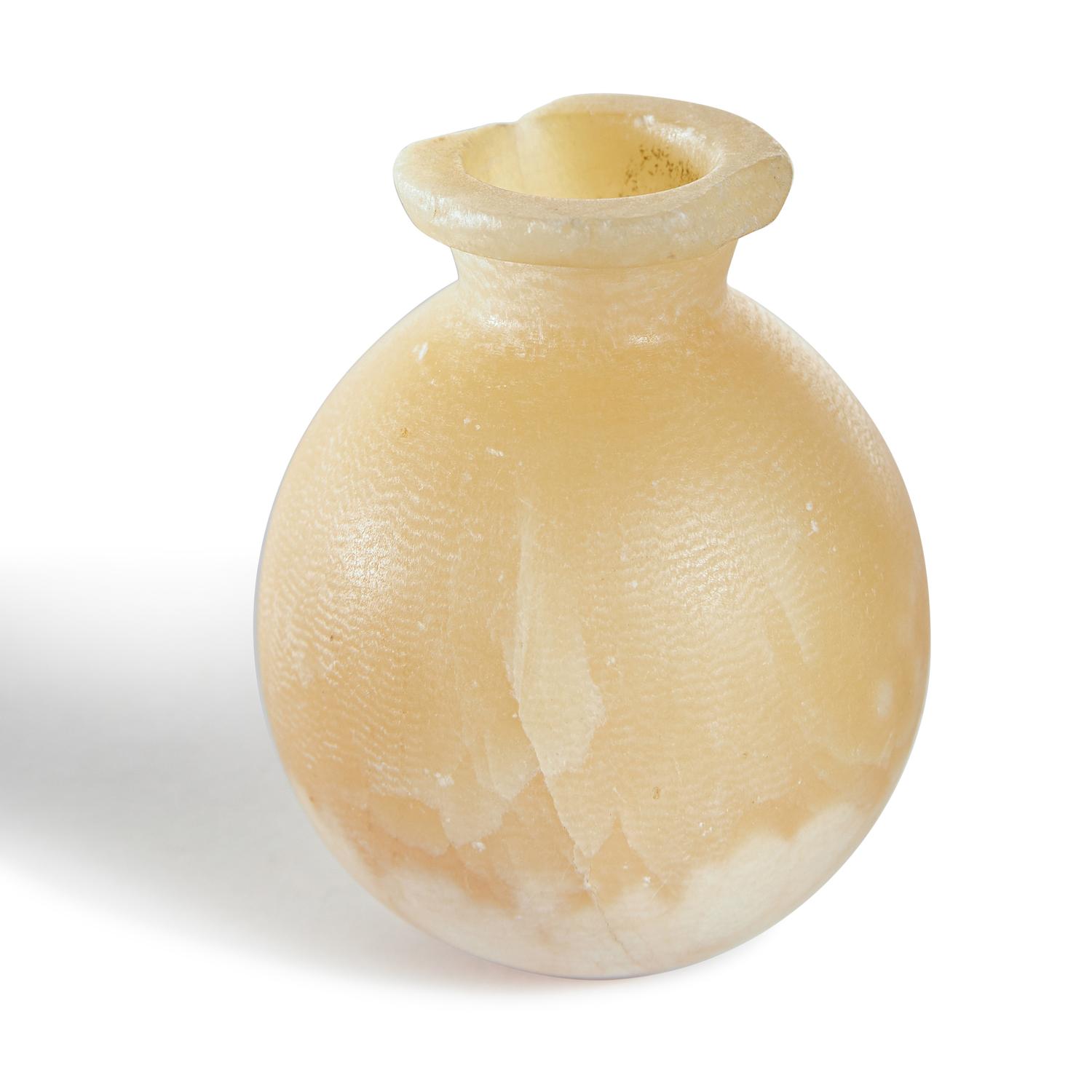 An Egyptian Alabaster Vessel