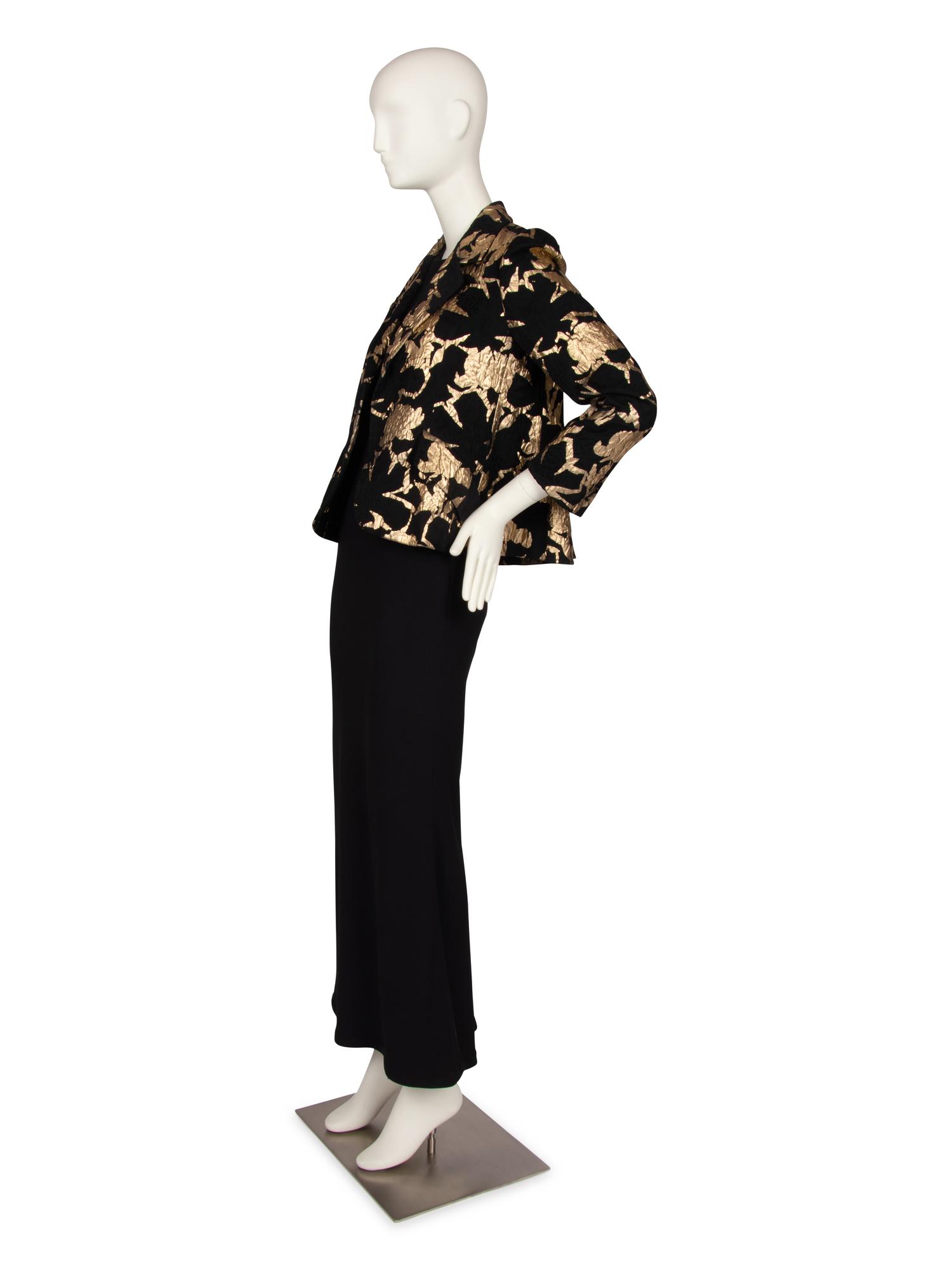 Christian Dior Haute Couture Gold and Black Dress and Jacket, Spring/Summer 2006