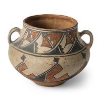 San Ildefonso Polychrome Pottery Jar