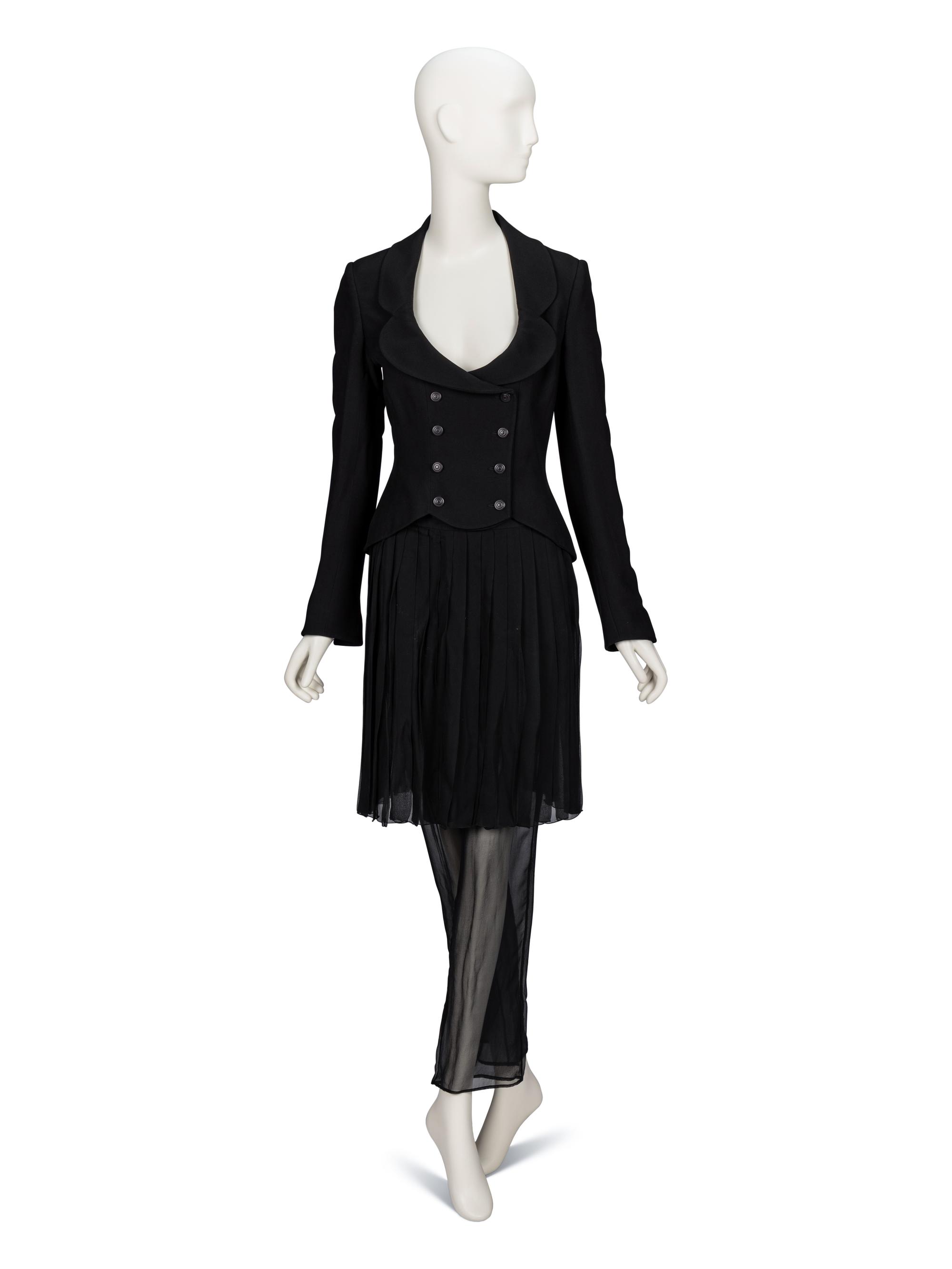 Karl Lagerfeld & Valentino, Two Ensembles & Two Tops