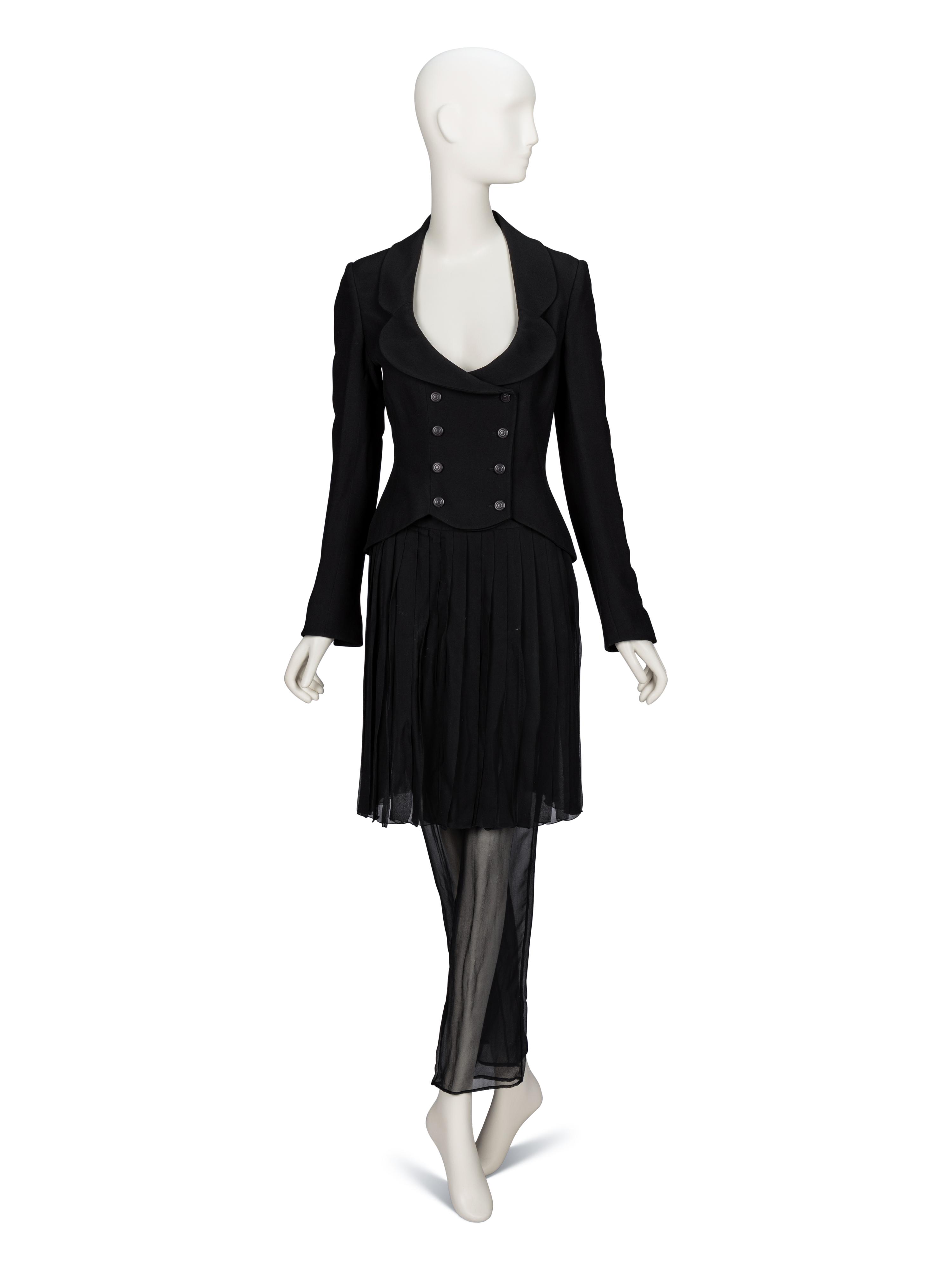 Karl Lagerfeld & Valentino, Two Ensembles & Two Tops