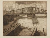 Adams St. Bridge and Untitled (Snow Scene)