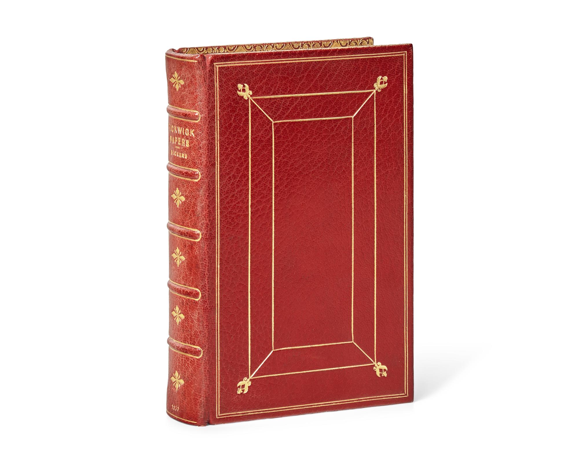 [Fore-Edge Painting] Dickens, Charles. The Posthumous Papers of the Pickwick Club