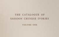[IVORY] LUCAS, Sydney Edward, compiler. The Catalogue of Sassoon Chinese Ivories . London: Country Life and New York: Charles Scribner's, 1950.