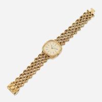 A lady's gold bracelet wristwatch, Patek Philippe C. 1977, Ref.4265.1