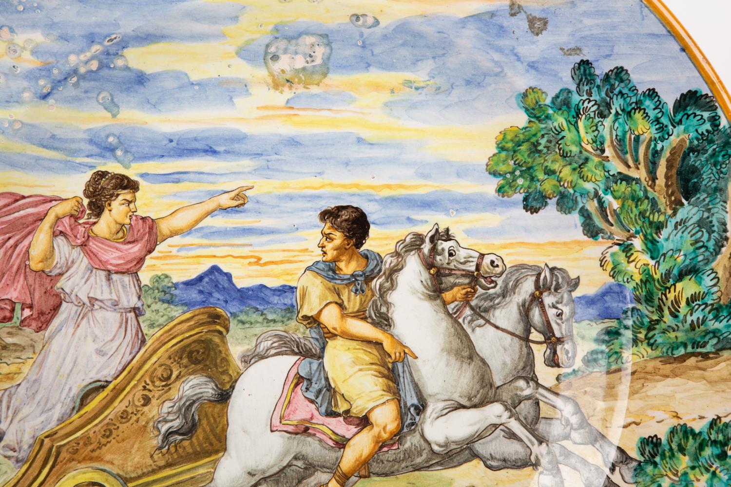 Three Italian Majolica Chargers — EARLY 20TH CENTURY