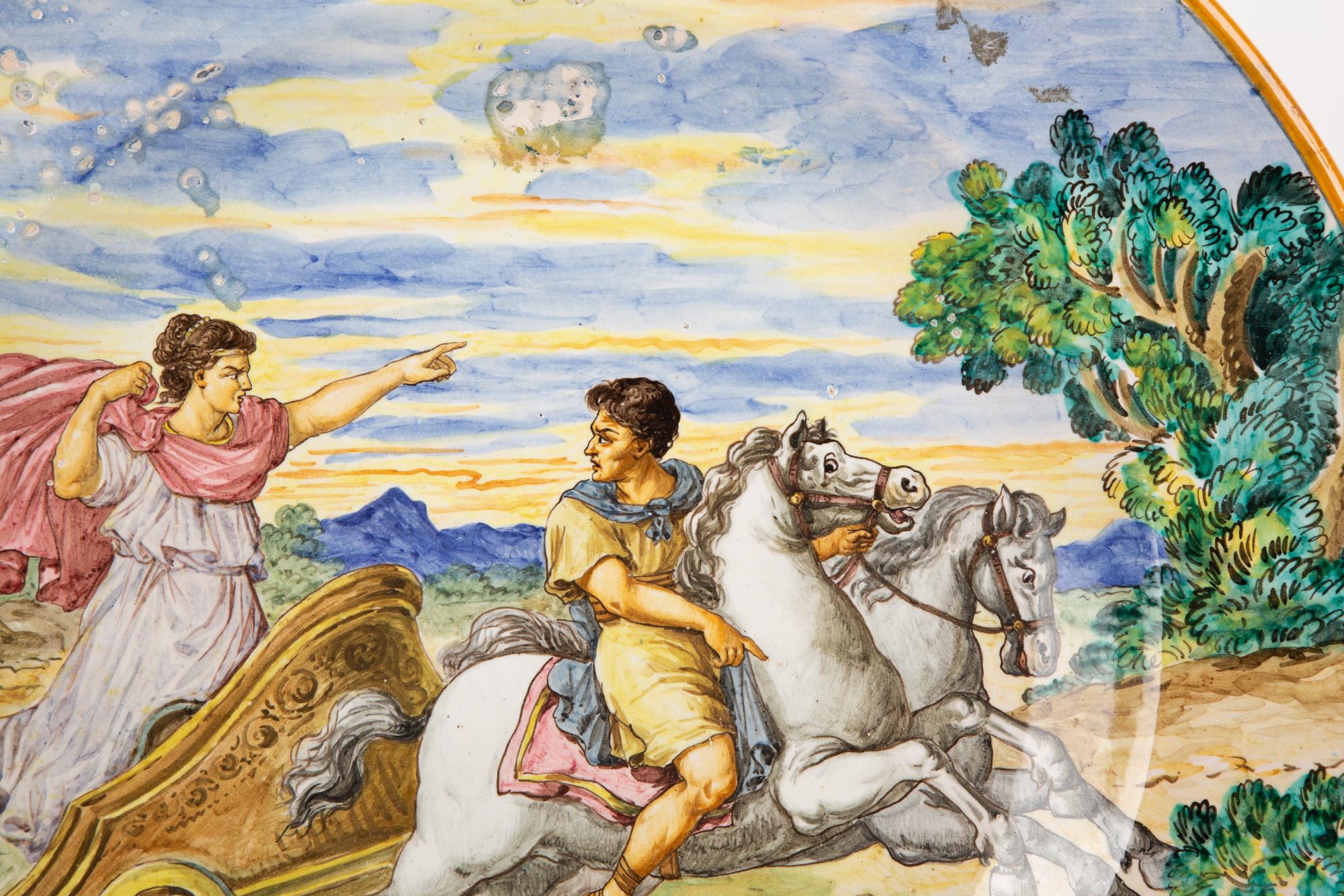 Three Italian Majolica Chargers — EARLY 20TH CENTURY