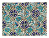 Twelve Damascus Syrian Iznik Tiles