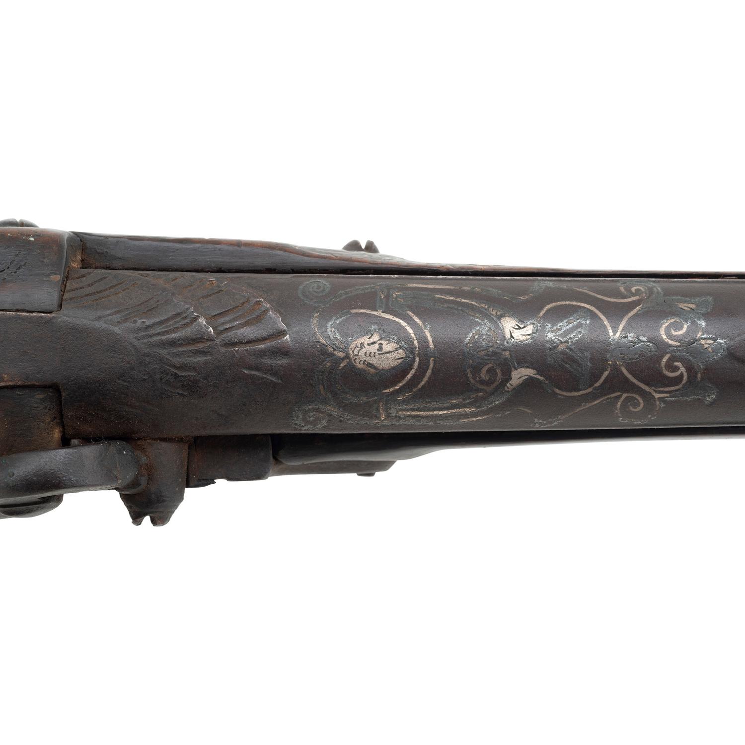 Late 18th Century Germanic Fusil by Schneevoigt Altered to Percussion