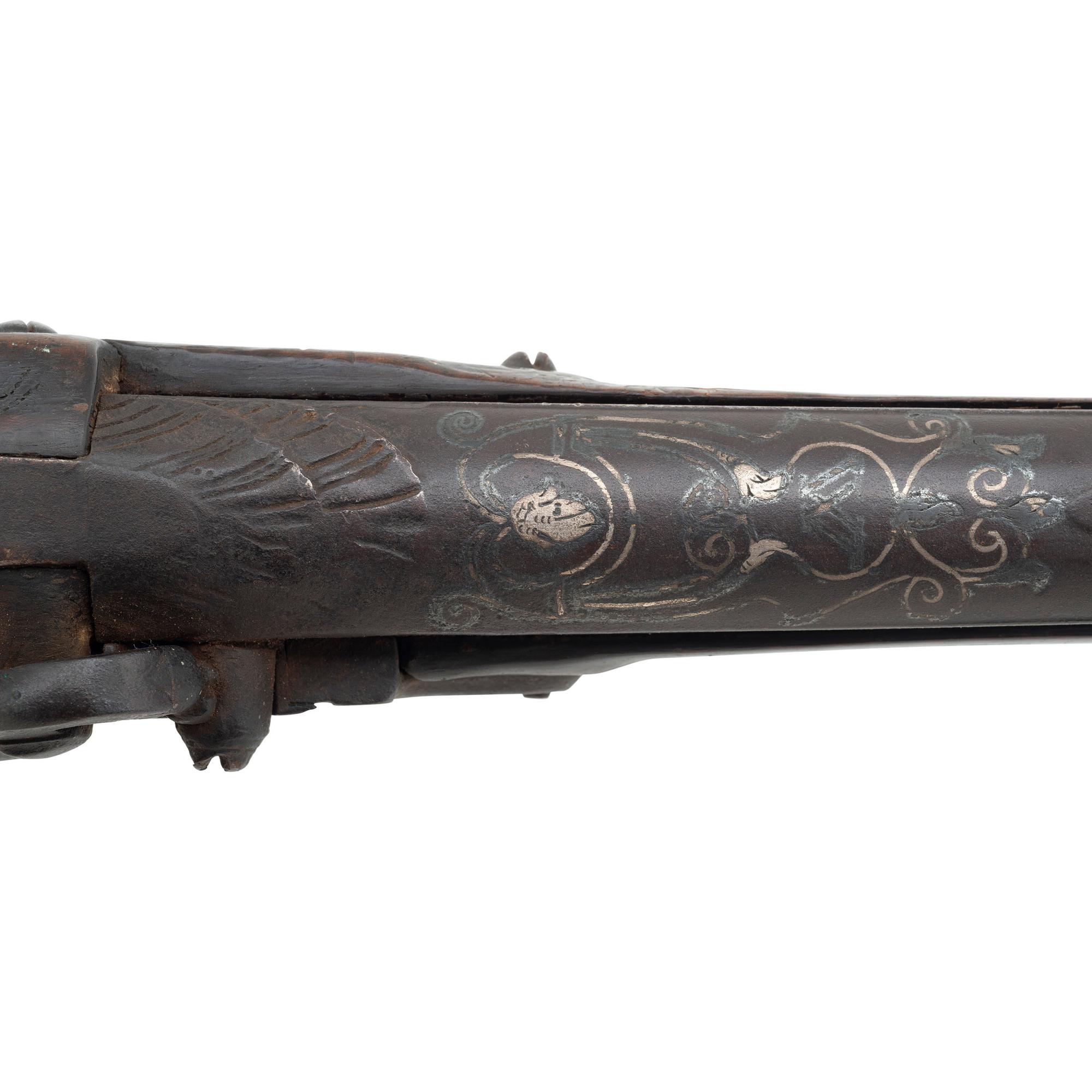 Late 18th Century Germanic Fusil by Schneevoigt Altered to Percussion