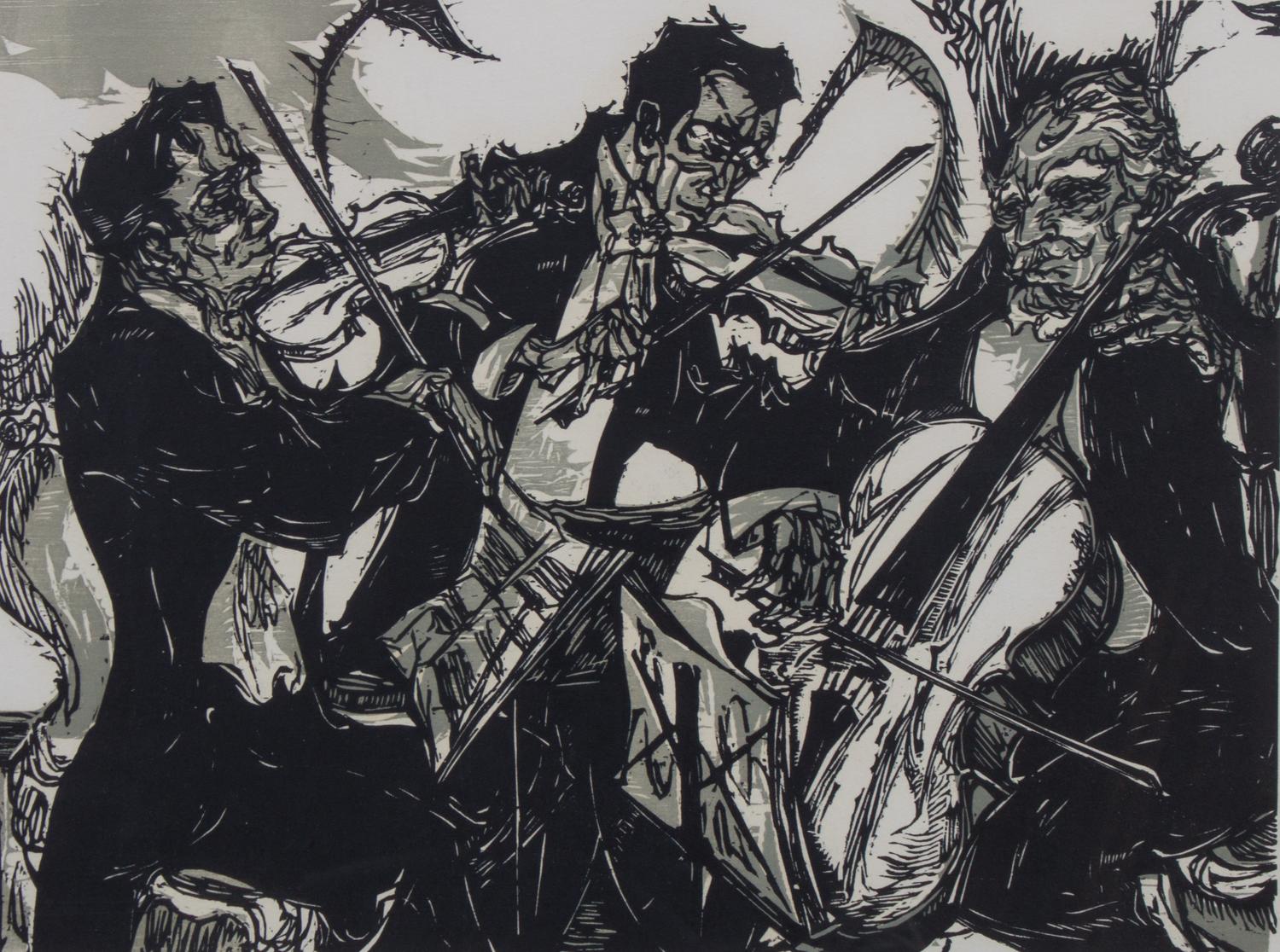 Mervin Jules, (American, b. 1912), Trio and String Trio (two works)