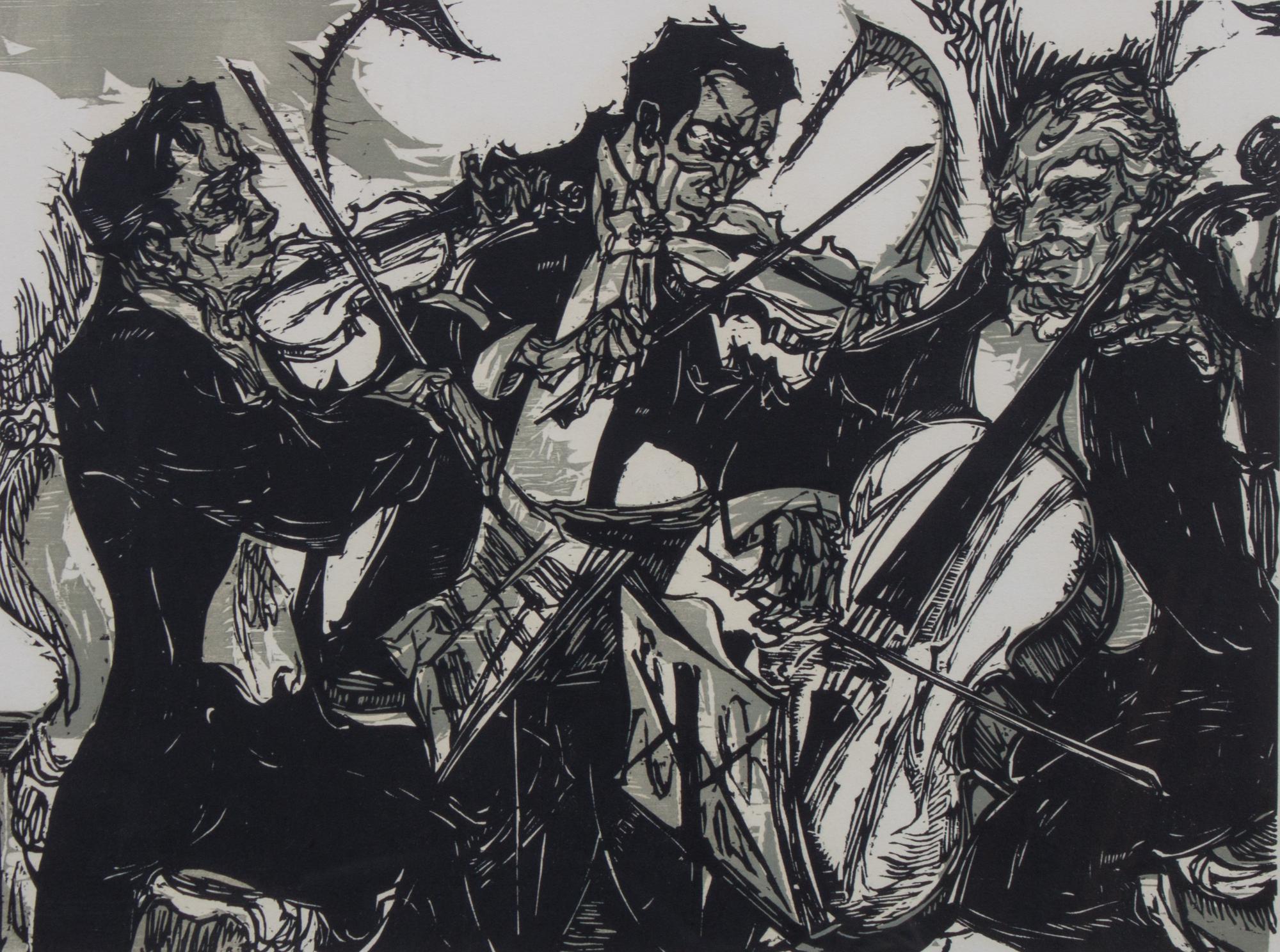 Mervin Jules, (American, b. 1912), Trio and String Trio (two works)