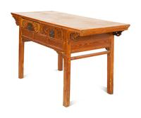 A Chinese Carved Hardwood Altar Table