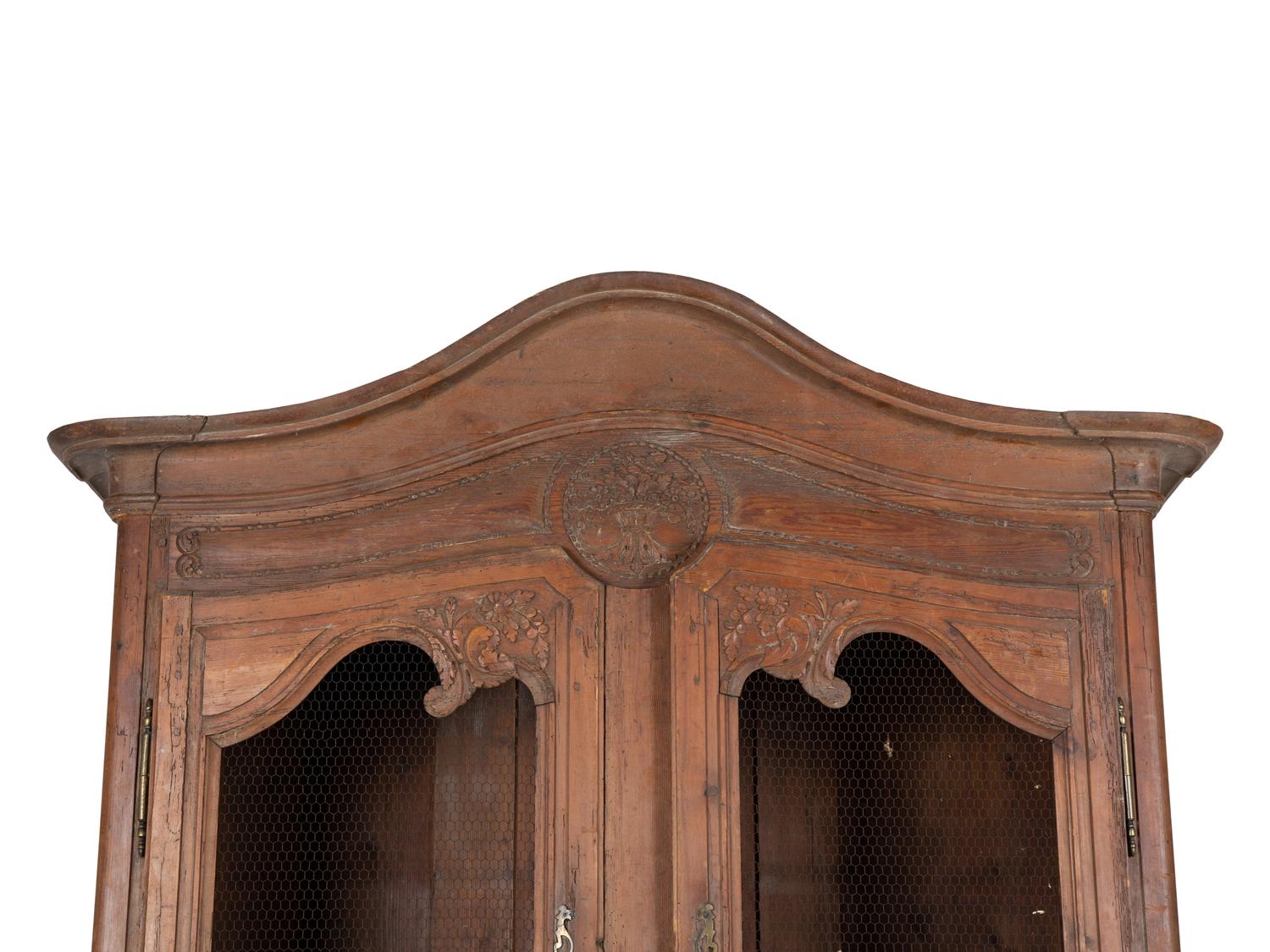 A Louis XV Provincial Walnut Buffet a Deux Corps — 18TH CENTURY