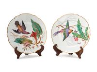 A Pair of Paris Porcelain Plates