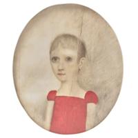 American School, 19th Century — Two Portrait Miniatures: Rosetta Marks Roosevelt (1809-1840) and Henry Latrobe Roosevelt (1811-1884) as young children Circa 1813
