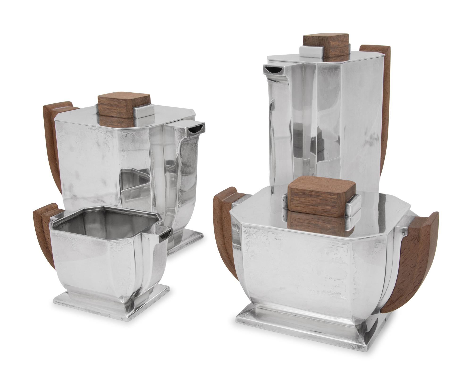 A French Silver Four-Piece Tea and Coffee Service