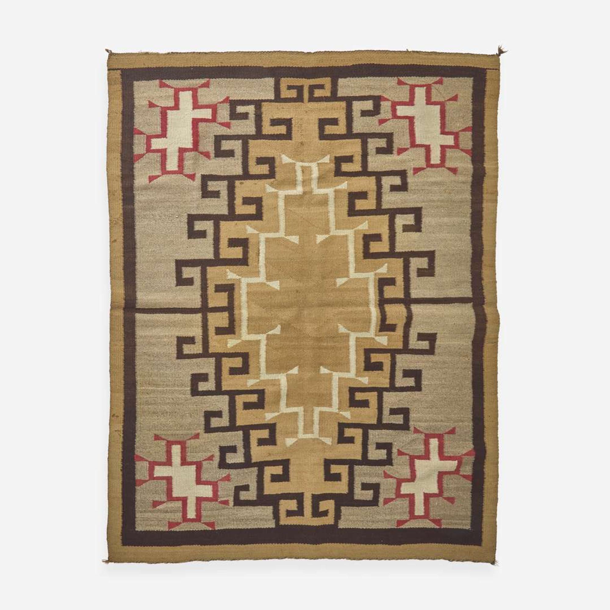 A Navajo Crystal rug Crystal, New Mexico, early 20th century