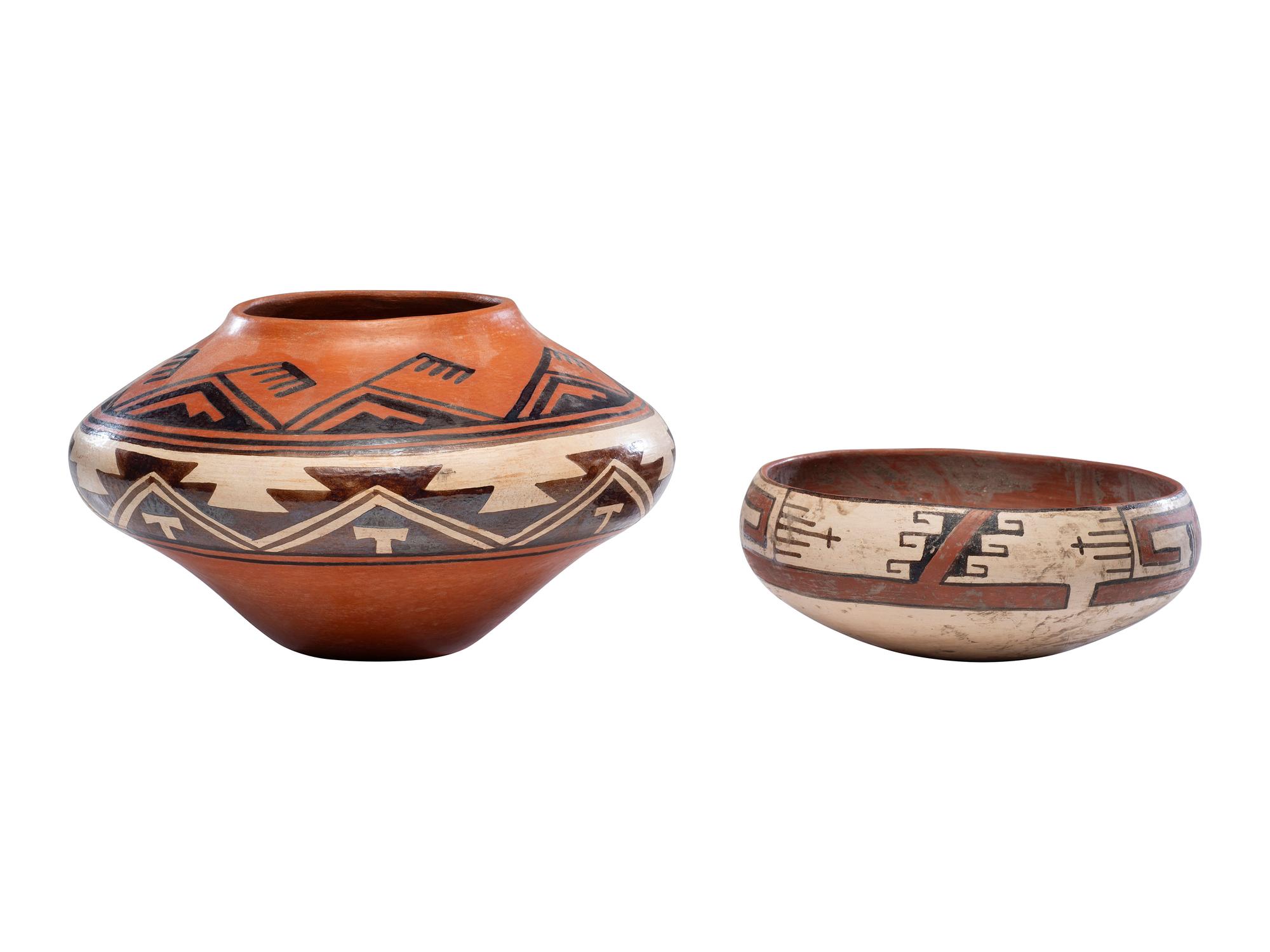 Historic Zuni Pottery Bowl, PLUS
