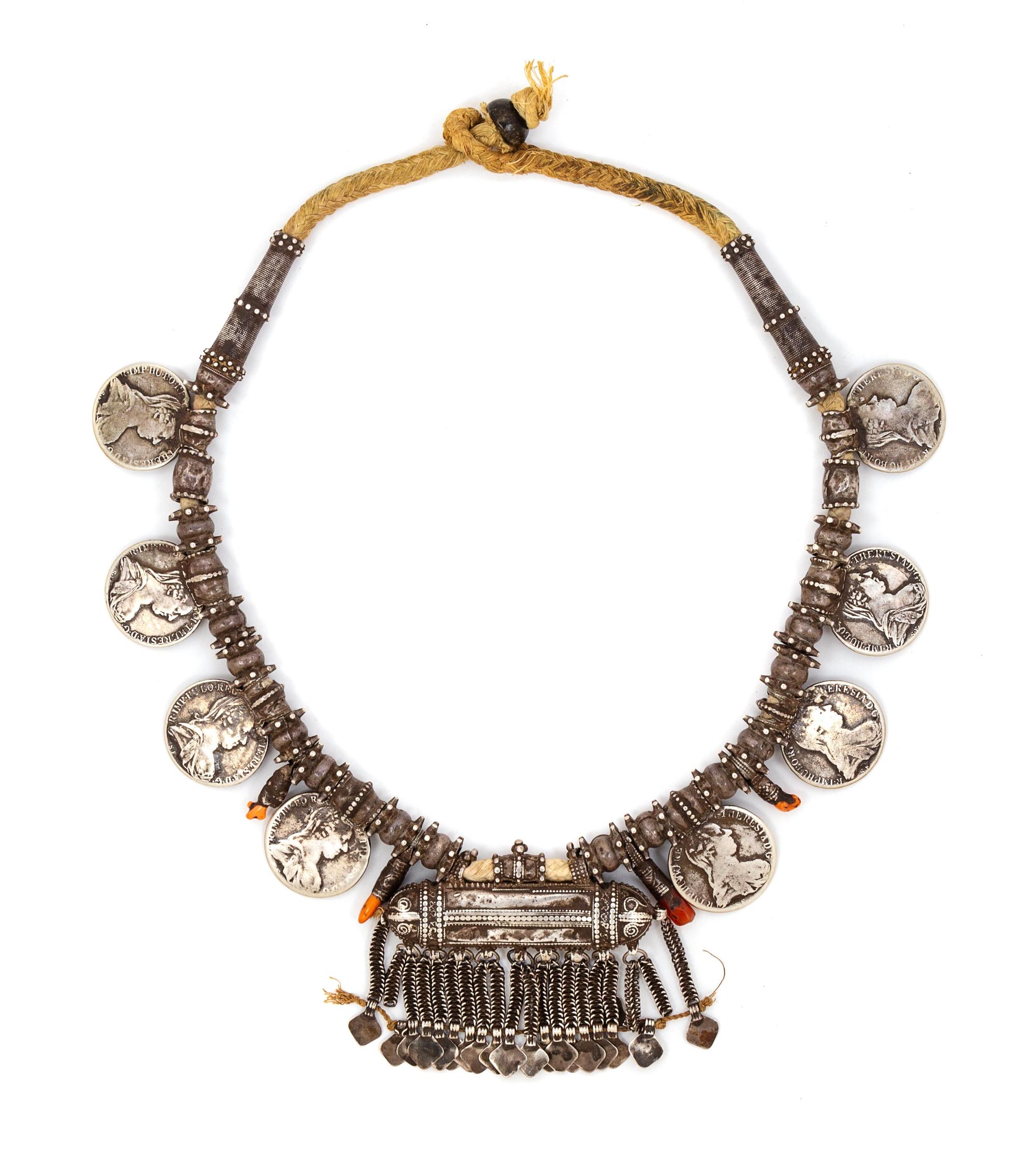 A Silver Amulet Necklace