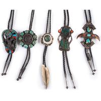Group of Navajo and Southwestern-Style Bolo Ties