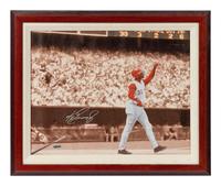A Ken Griffey Jr. Signed Autograph Canvas Display (Upper Deck Authenticated),