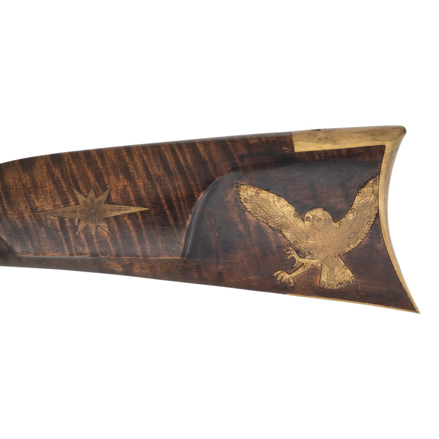 Contemporary Halfstock Percussion Rifle by C.H. Heuss